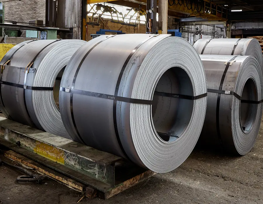 Flat rolled steel coils in multiple sizes and finishes