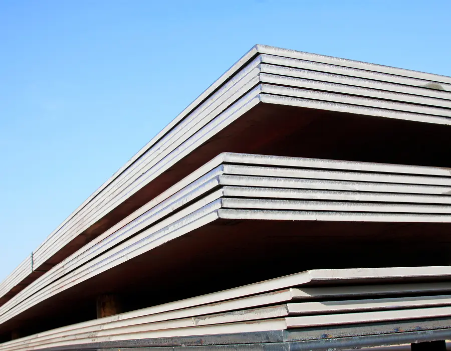 Steel plate in multiple types and thicknesses